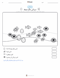 نیل کا مگرمچھ پرنٹ کرنے کے قابل ورکشیٹ کا پیش نظارہ