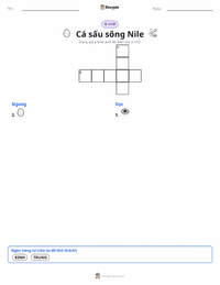 Xem trước tài liệu in sẵn Cá sấu sông Nile