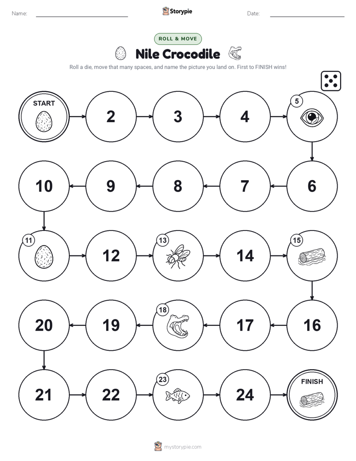 Roll & Move Game