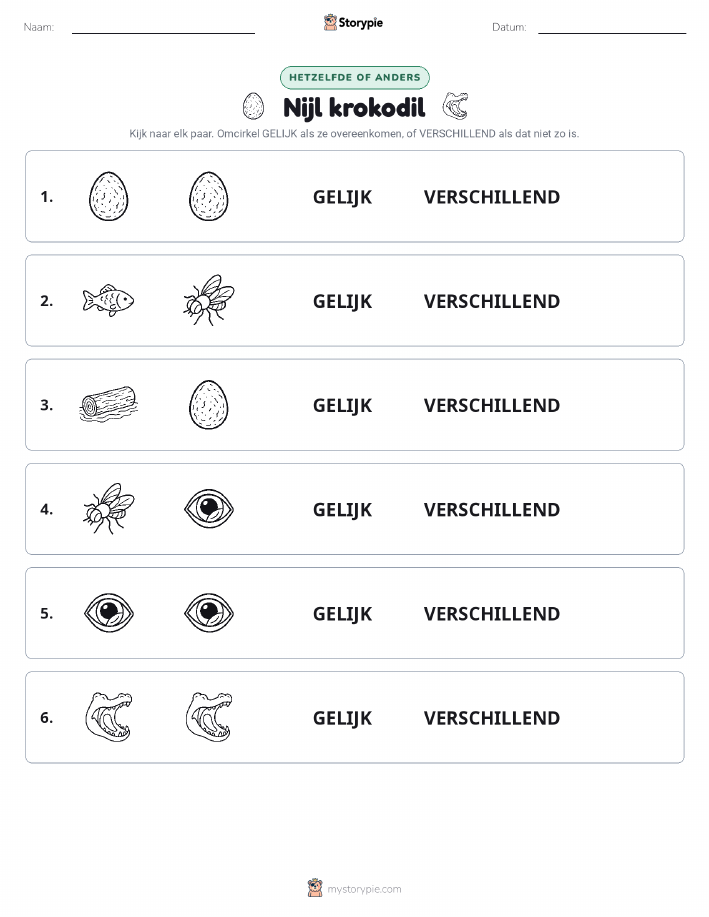 Zelfde of Verschillend
