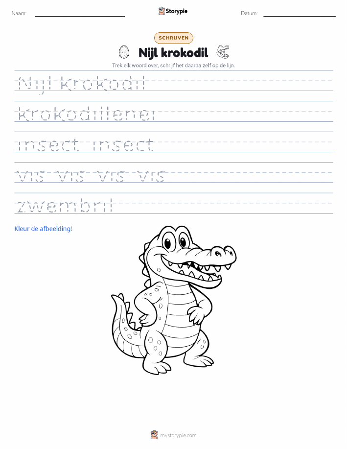 Schrijf Oefening