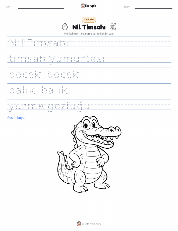 Yazma Pratiği