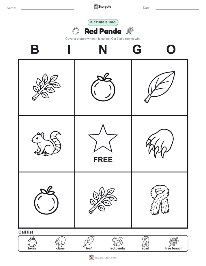 Picture Bingo