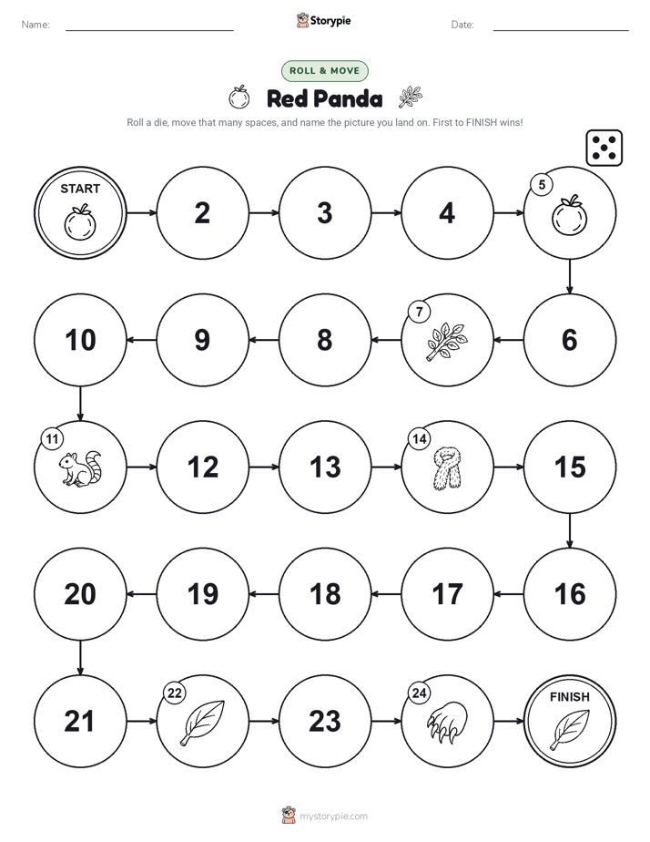 Roll & Move Game