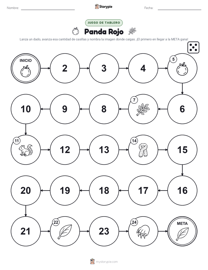 Juego de Rueda y Avanza