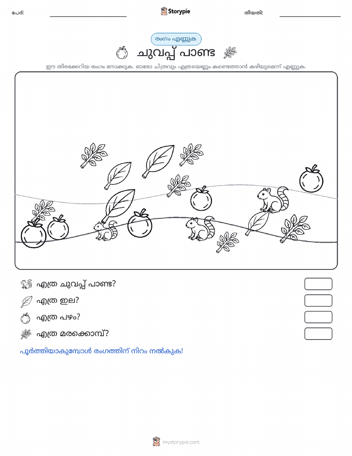 എണ്ണുന്ന ദൃശ്യങ്ങൾ