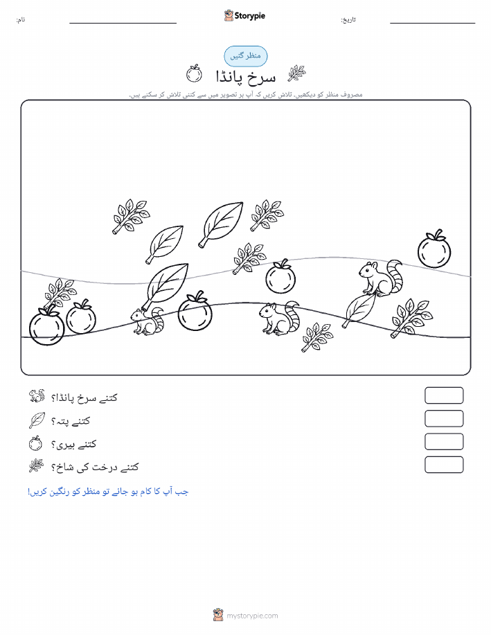 گنتی کا منظر
