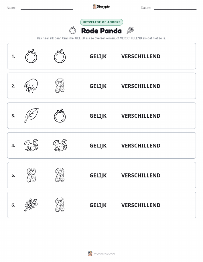 Zelfde of Verschillend