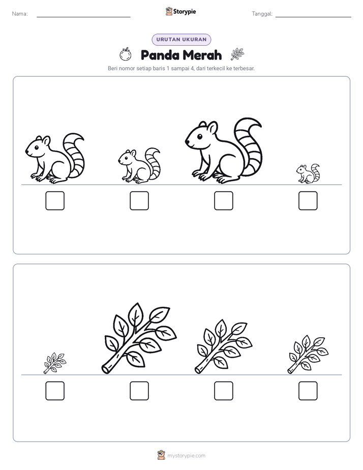 Urutan Ukuran