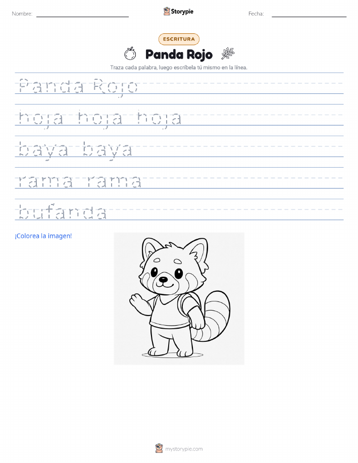 Práctica de Escritura