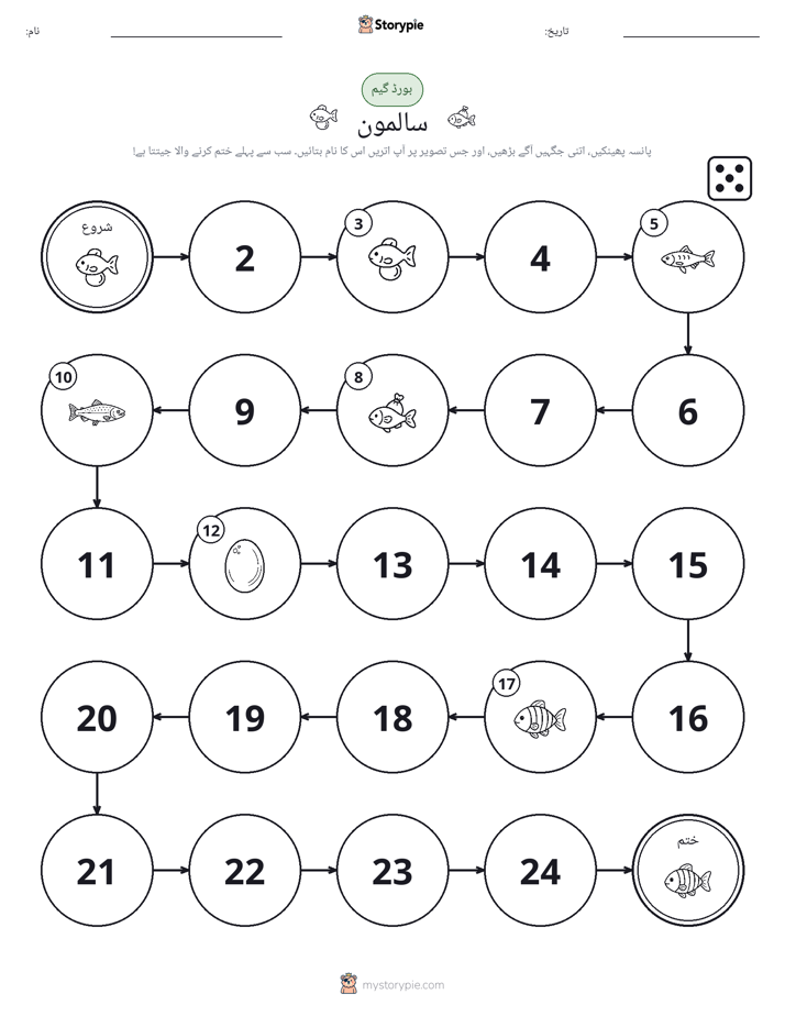 رول اور منتقل کریں کھیل