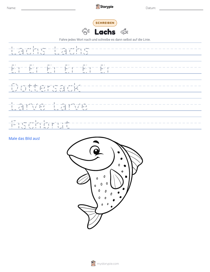 Schreibübung
