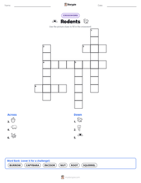 Rodents printable worksheet preview
