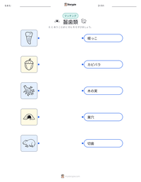 齧歯類 の印刷可能ワークシートプレビュー