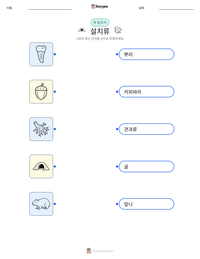 설치류 인쇄 가능한 워크시트 미리보기