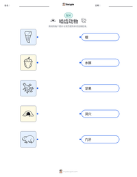 啮齿动物 可打印工作表预览