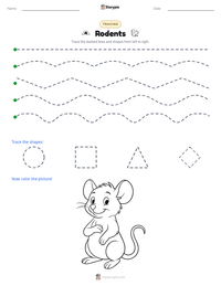 Rodents printable worksheet preview