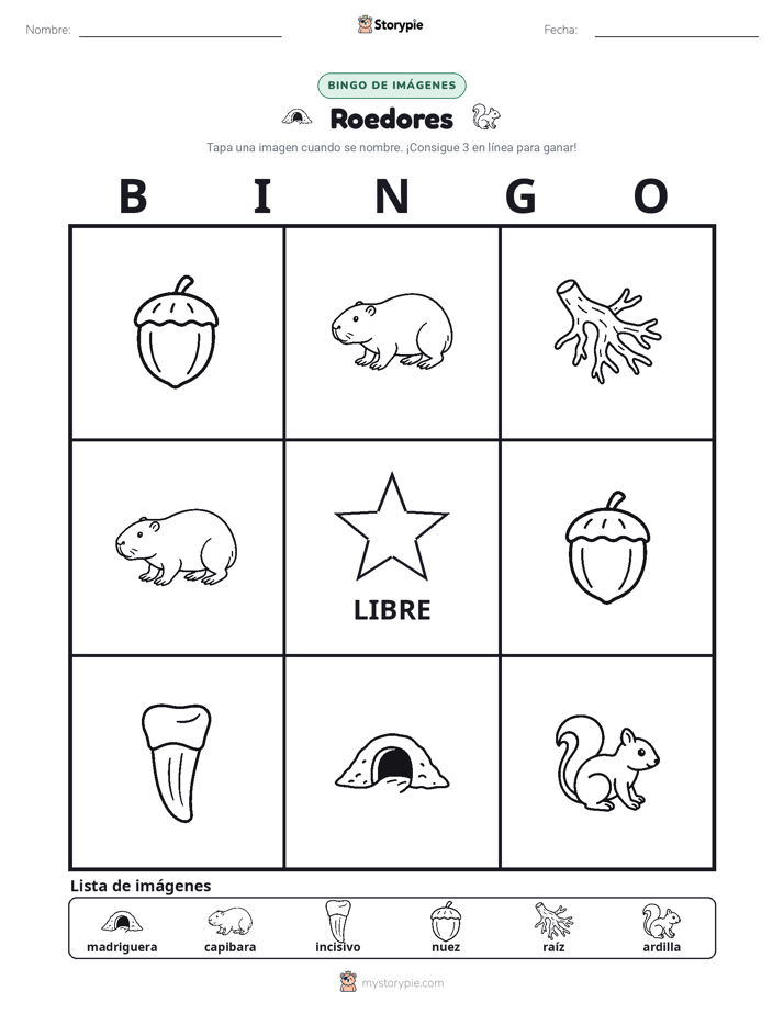 Bingo de Imágenes