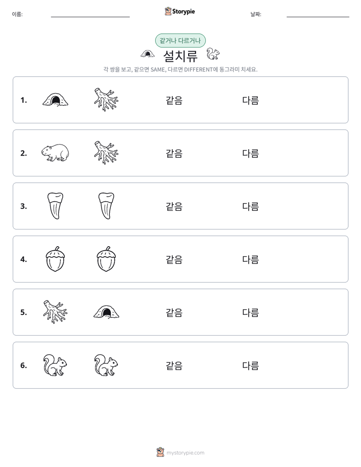 같은 것 또는 다른 것