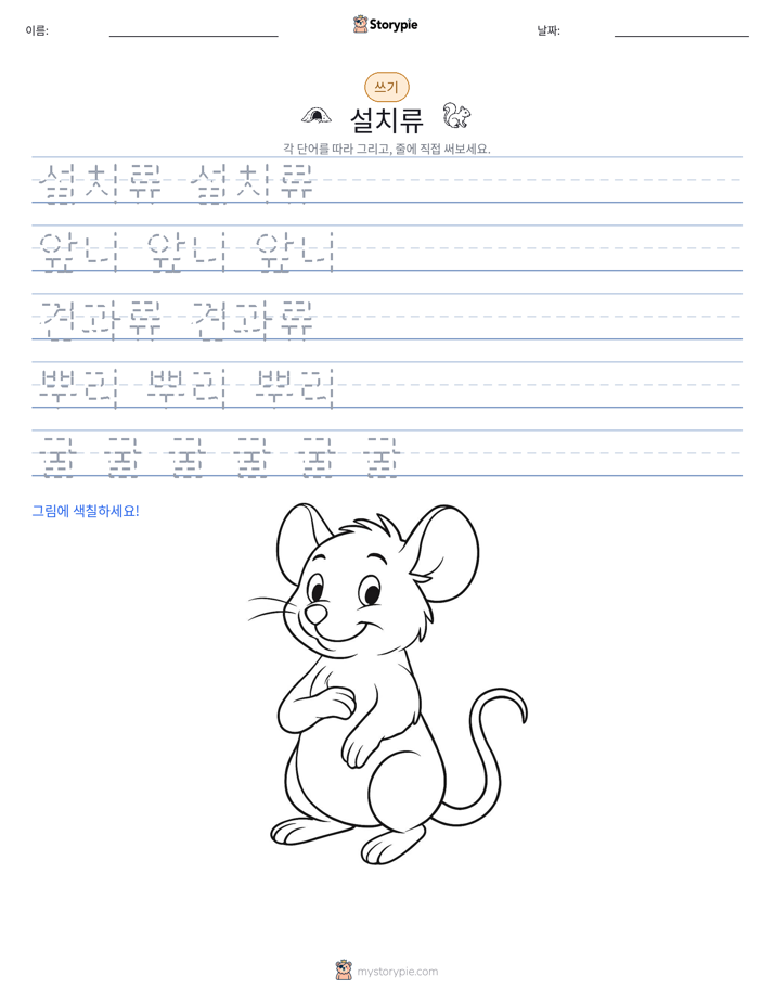 쓰기 연습