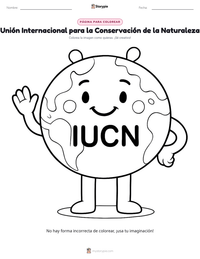 Vista previa de la hoja de trabajo imprimible de Unión Internacional para la Conservación de la Naturaleza