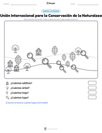 Vista previa de la hoja de trabajo imprimible de Unión Internacional para la Conservación de la Naturaleza