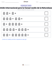 Vista previa de la hoja de trabajo imprimible de Unión Internacional para la Conservación de la Naturaleza