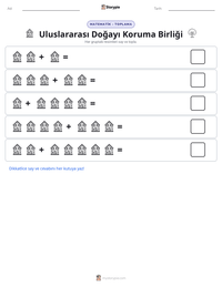 Uluslararası Doğayı Koruma Birliği yazdırılabilir çalışma sayfası önizlemesi