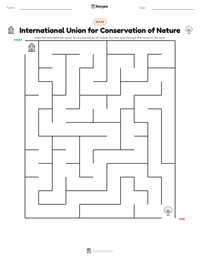 International Union for Conservation of Nature printable worksheet preview