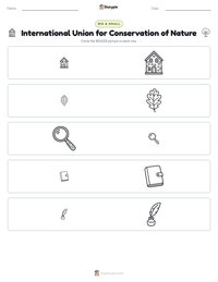 International Union for Conservation of Nature printable worksheet preview