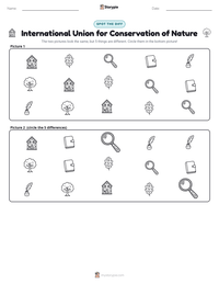 International Union for Conservation of Nature printable worksheet preview