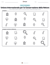 Anteprima della scheda stampabile di Unione Internazionale per la Conservazione della Natura