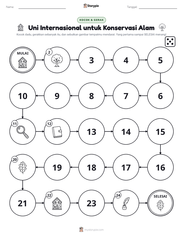 Permainan Gulung & Pindah