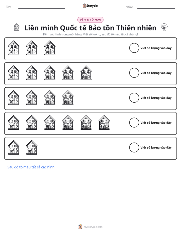 Đếm & Tô Màu