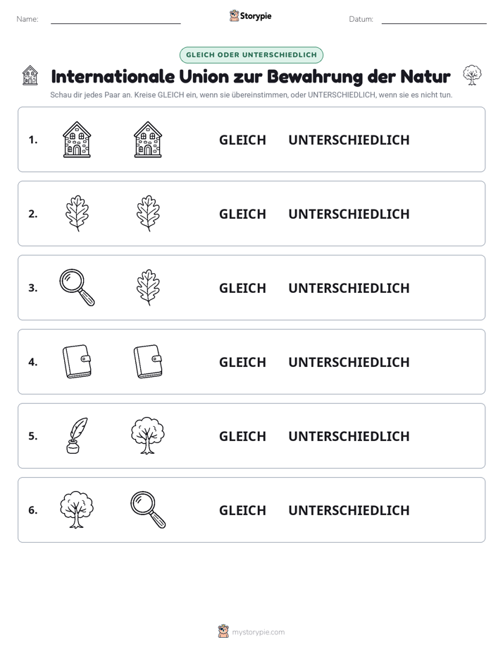 Gleich oder Anders