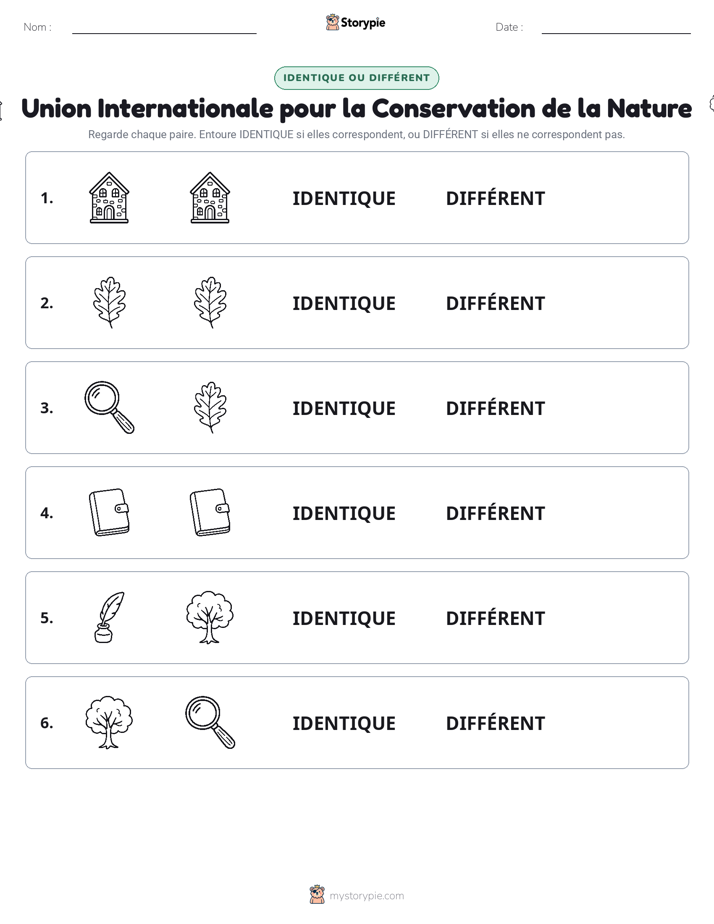 Identique ou Différent