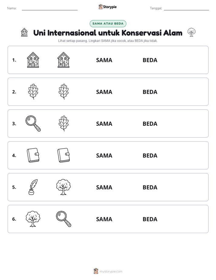 Sama atau Berbeda