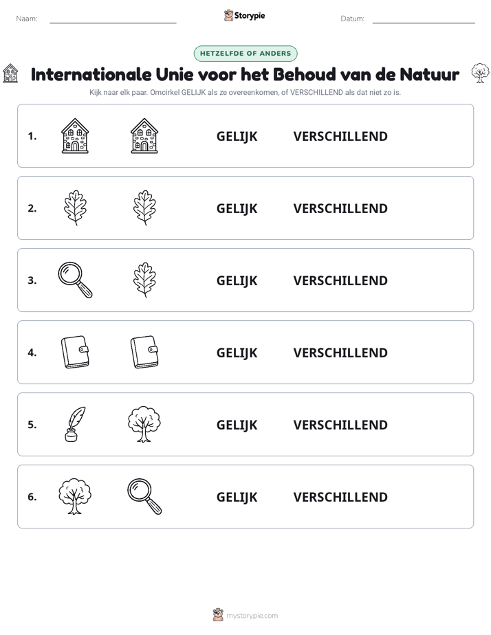 Zelfde of Verschillend