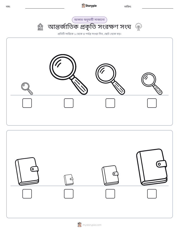 আকারের ক্রম