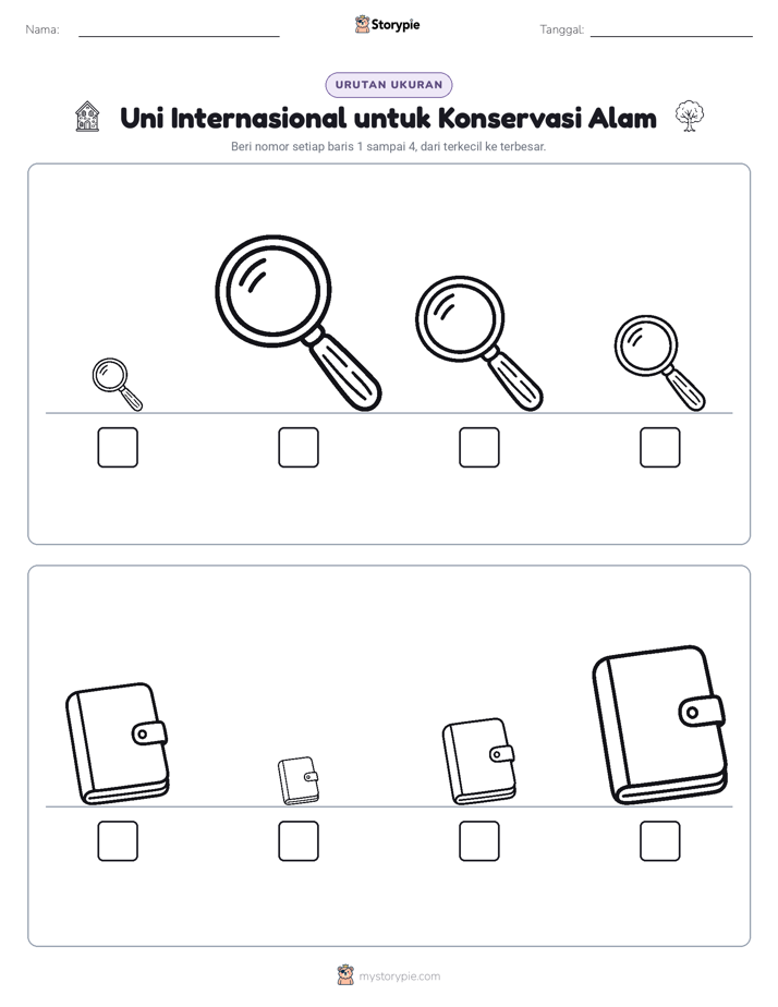 Urutan Ukuran
