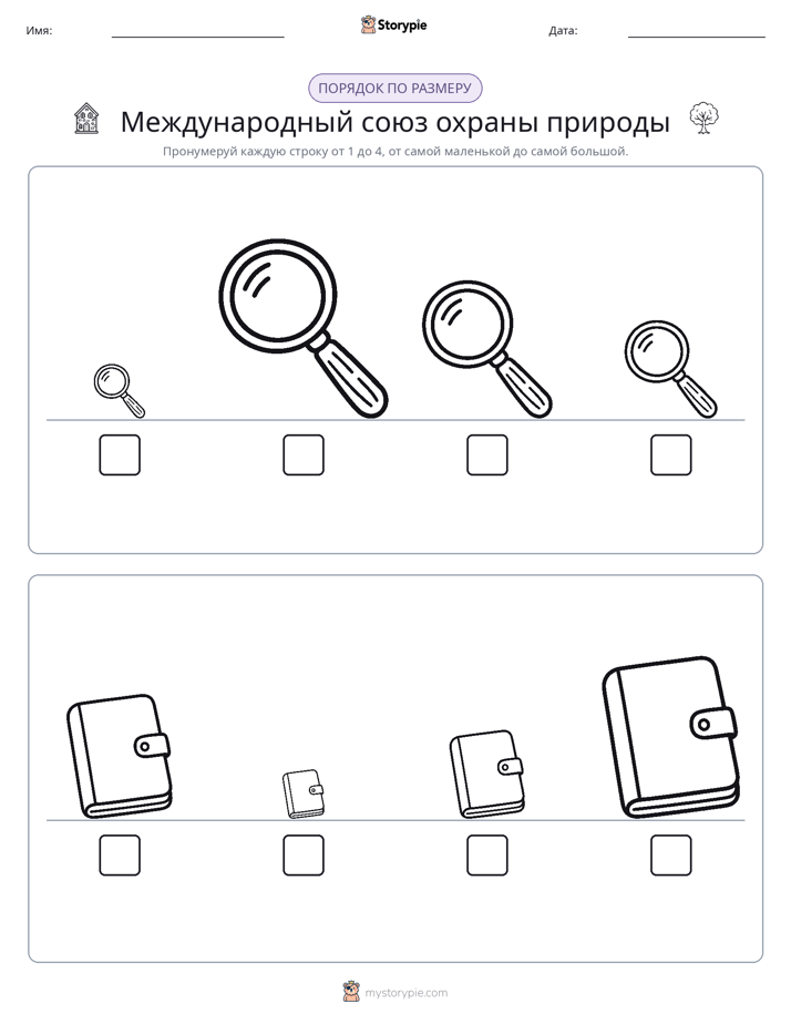 Размеры в порядке