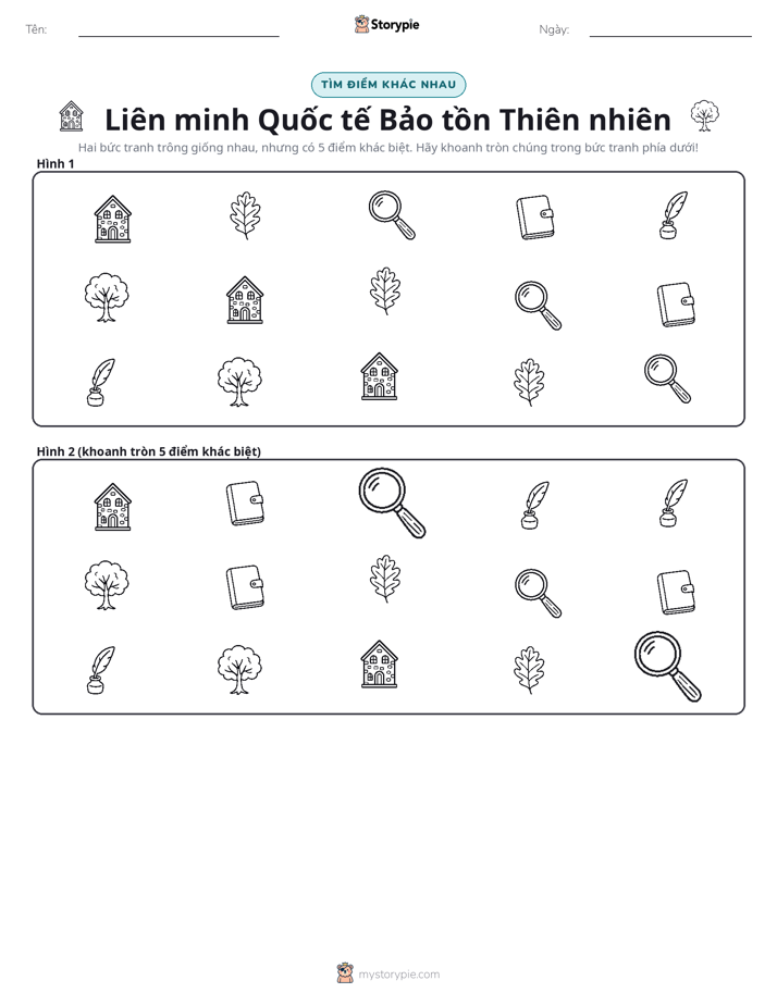 Tìm Sự Khác Biệt