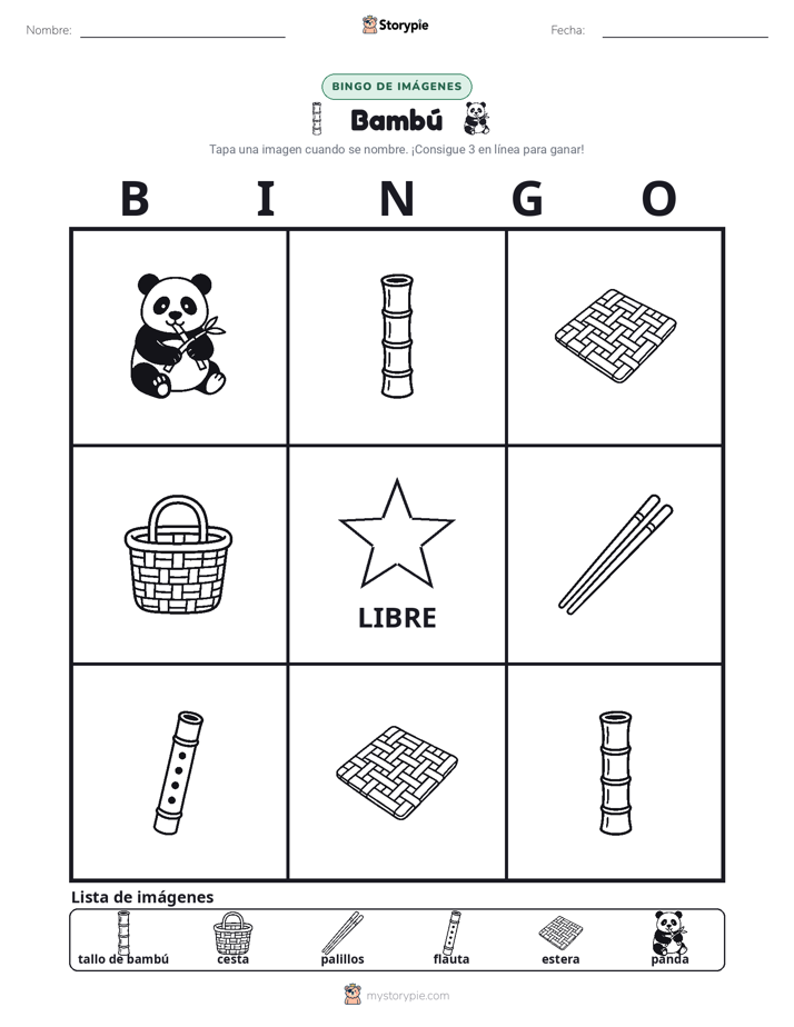 Bingo de Imágenes