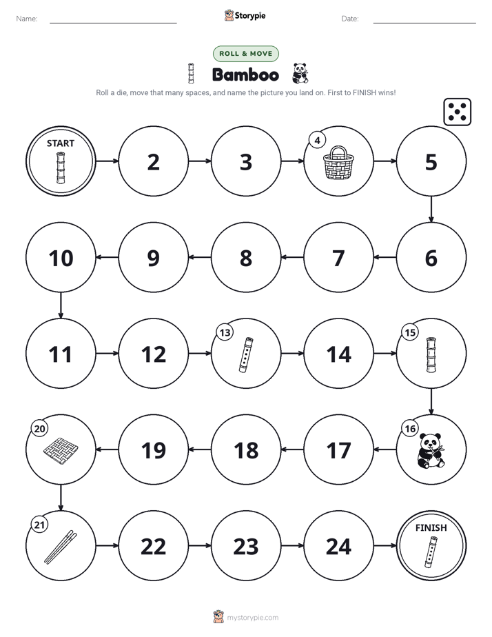 Roll & Move Game