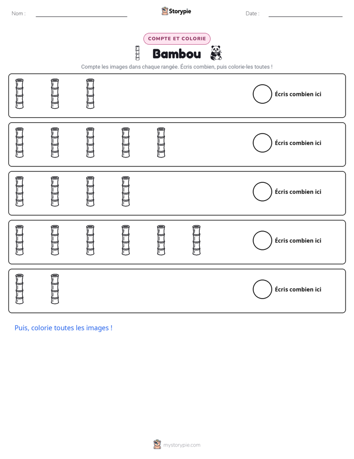 Compter & Colorier