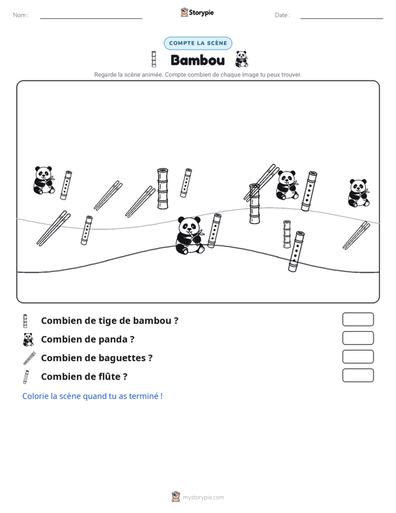 Scène de Comptage
