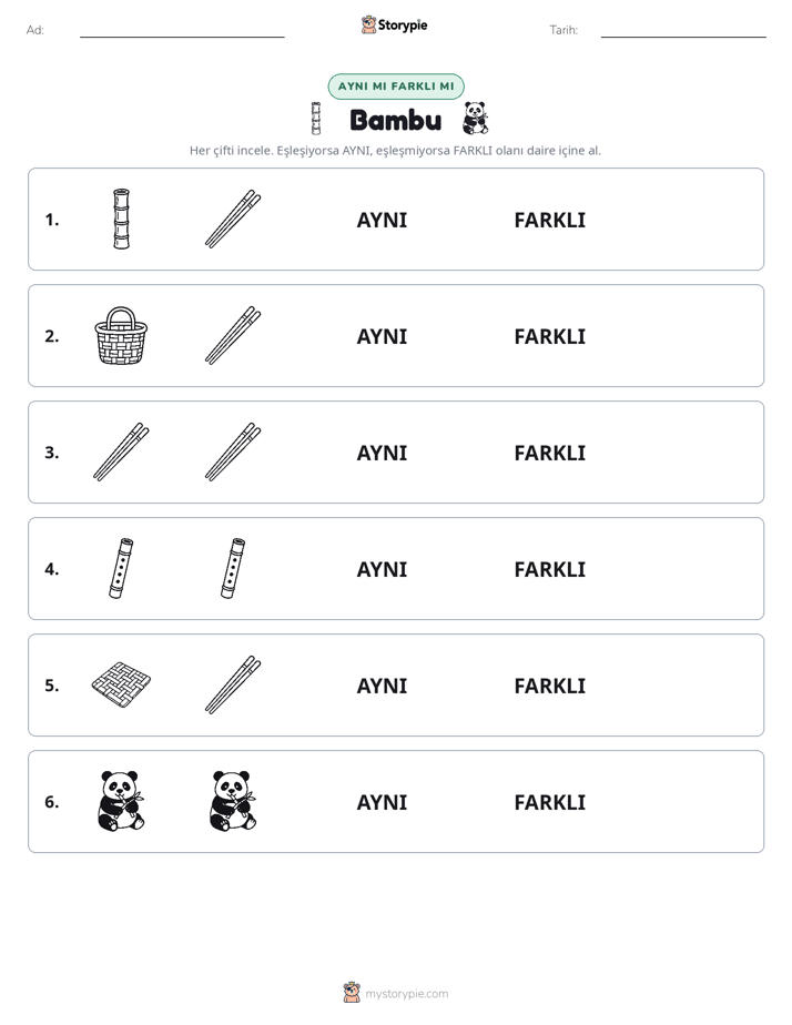 Aynı mı Farklı mı