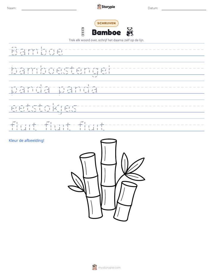 Schrijf Oefening
