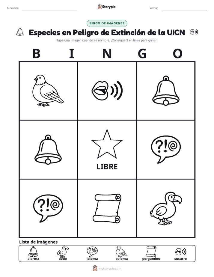 Bingo de Imágenes