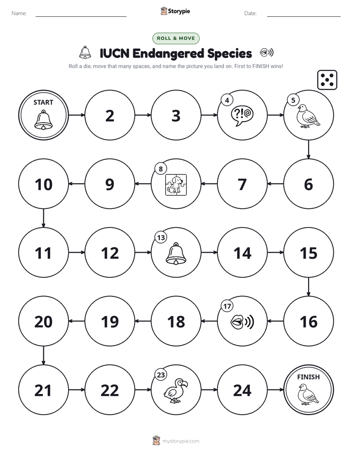 Roll & Move Game
